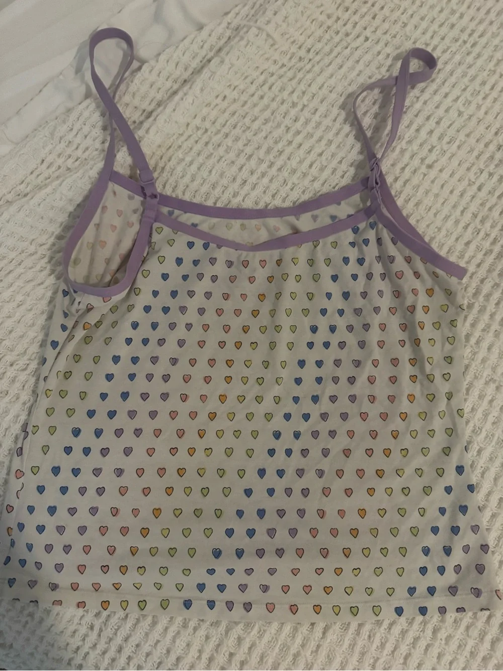 Roller Rabbit Intimates Rainbow Heart Tank - Picture 2 of 3